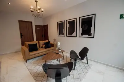 Zona de estar de Punto Lofts Periférico Sur