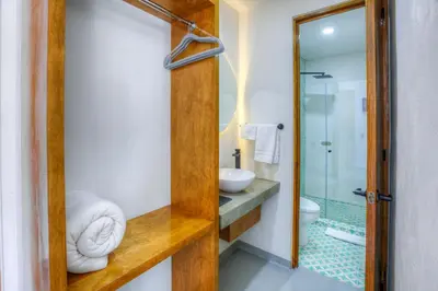 Un baño de Casa Ehua Hotel Galería