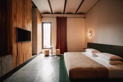 Cama o camas de una habitación en Otro Oaxaca, a Member of Design Hotels