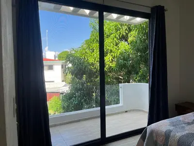 Un balcón o terraza de Departamento Marsopas a 5 minutos a pie de Bahía Carrizalillo!!! 6