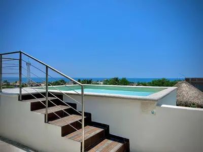 Piscina en o cerca de Departamento Marsopas a 5 minutos a pie de Bahía Carrizalillo!!! 1