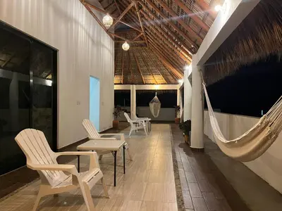 Zona de estar de Departamento Marsopas a 5 minutos a pie de Bahía Carrizalillo!!! 2