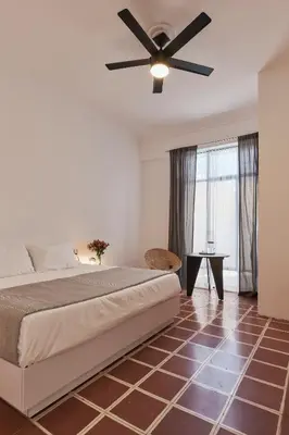 Cama o camas de una habitación en Posada Independencia