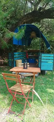 Jardín al aire libre en Cocuyo Glamping