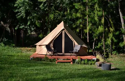 Jardín al aire libre en Cocuyo Glamping