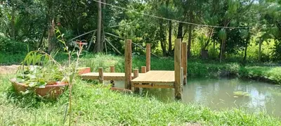 Jardín al aire libre en Cocuyo Glamping