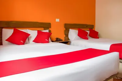 Cama o camas de una habitación en OYO Hotel Museo