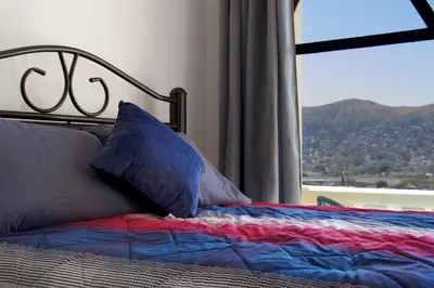 Cama o camas de una habitación en Casa Santiago