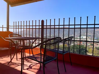 Un balcón o terraza de Casa Santiago