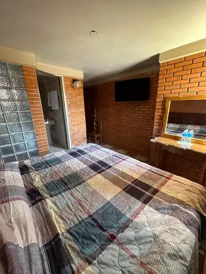 Cama o camas de una habitación en Hotel Villa Del Rey