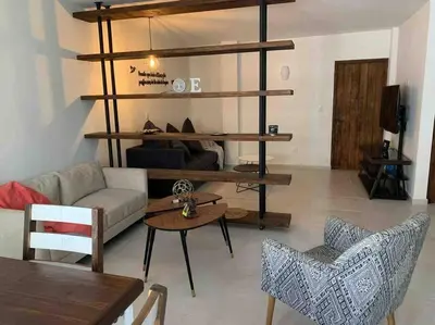 Zona de estar de Hermoso departamento en Val’Quirico Loft Frontana