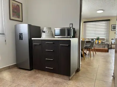 Una cocina o zona de cocina en Xochimilco Apartment