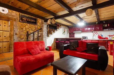 Zona de estar de Hotel Boutique El Rincón