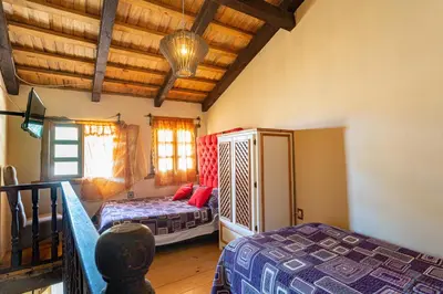 Cama o camas de una habitación en Hotel Boutique El Rincón