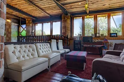 Zona de estar de Hotel Boutique El Rincón