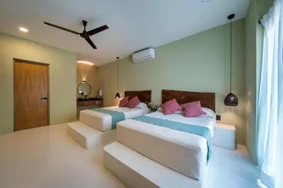 Cama o camas de una habitación en Hotel Bindani’