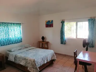 Cama o camas de una habitación en Casa Las Animas