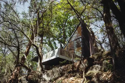 Paisaje cerca de este camping