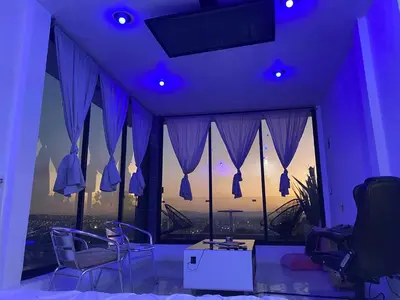 Zona de estar de Loft en Tercer Piso con Vista Panoramica
